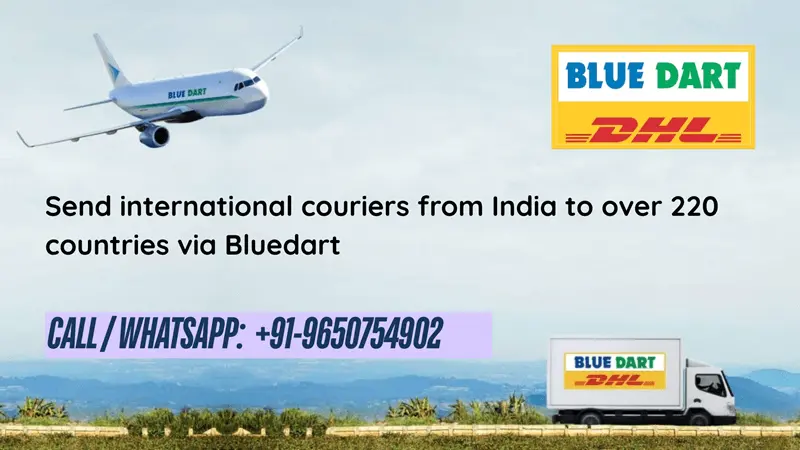 Blue Dart International Courier Service from India to Virgin islands