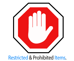 Prohibited items via DHL Courier